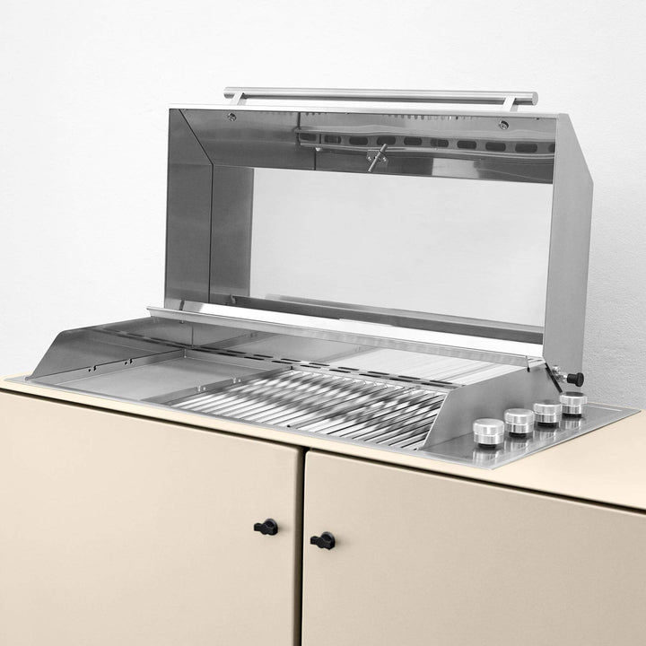 Modern Grill - Antique White