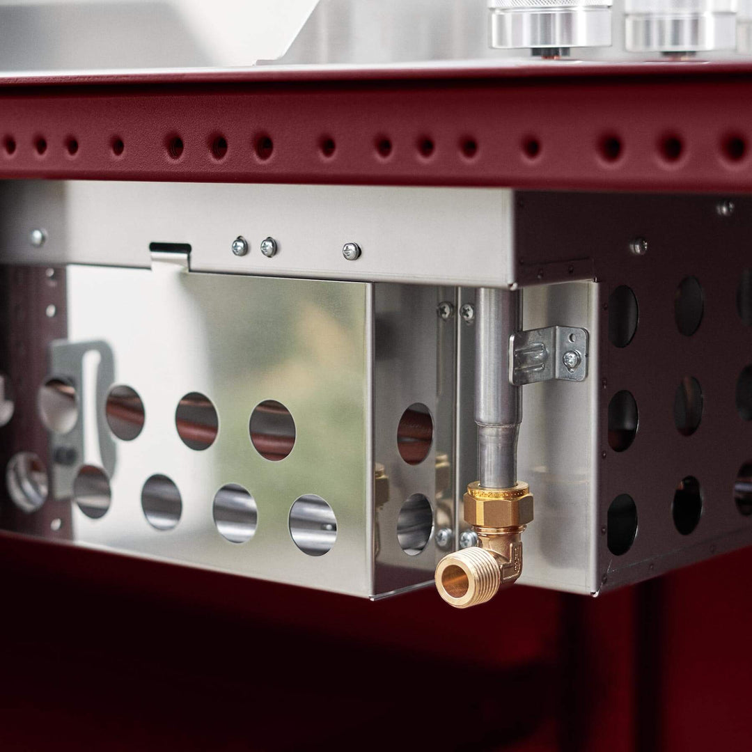 Modern Grill - Burgundy Red